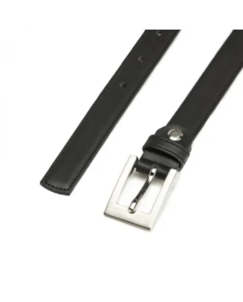 CAMP MICROFIBER WOMEN’S BLACK VEGAN BELT