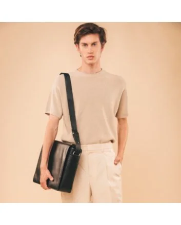 CANU APPLE LEATHER CROSS BODY BAG